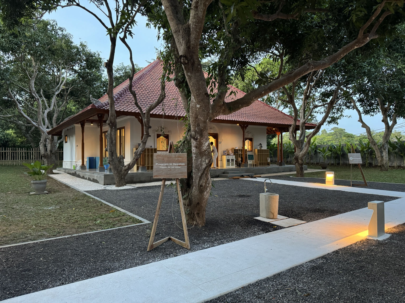 Finished longer-term Guidepost Bali school site